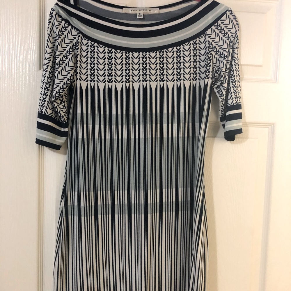 Geo print dress